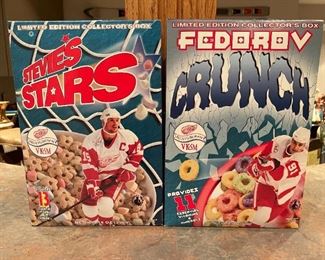 Detroit Red Wings Cereal Box