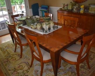 Lots and lots of every day dinnerware as well as serving pieces.