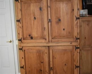 Another pine armoire - this was used for a television and is in excellent condition.
