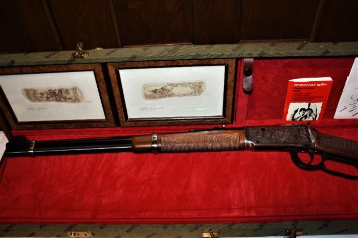 A Giovanelli Engraved Winchester Model 94. Commemorative Lever-Action Carbine 30-30