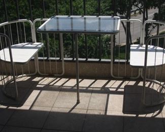 patio table and chairs set - $125