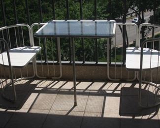 patio table and chairs set - $125