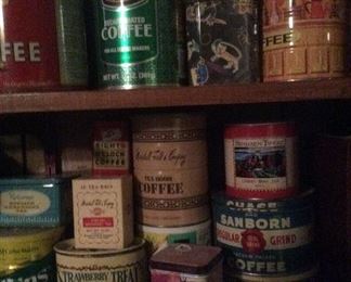 Coffee & tea tins