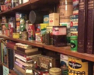 Coffee & Tea tin collection 