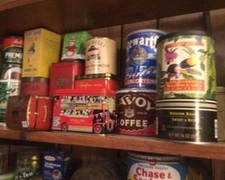 Coffee tins