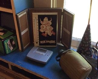 Vintage Longhorns thermometer 