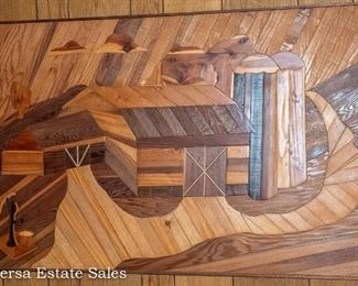 Marquetry Inlay Wall Art