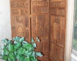 Wood Room Divider