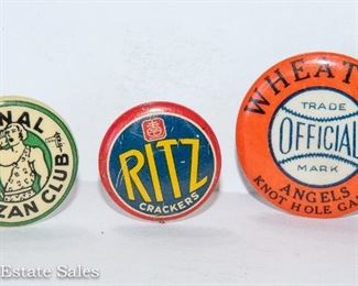 Vintage Collectible Pinbacks