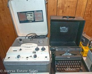 Vintage Tape Recorders / Typewriters