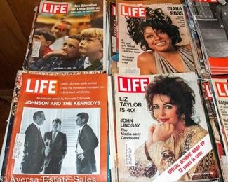 Vintage 1960s/70s Life Magazines