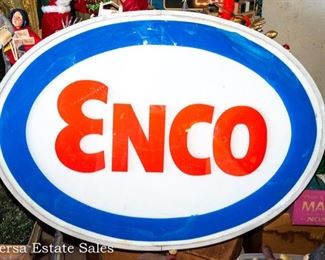 ENCO Gas sign
