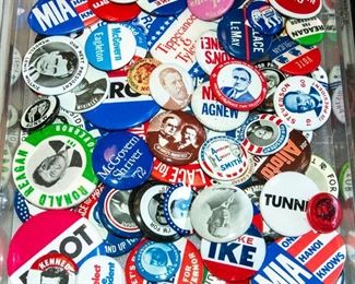 Political PINS - Vintage and Repro