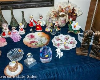  Tables of Ceramics - Porcelain - Glassware