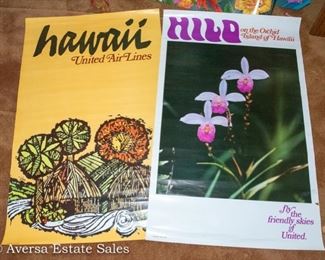 1960s United Airlines Hawaii Posters