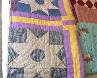 Vintage Hand Sewn Quilt