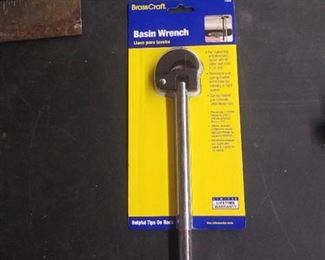 2 Hack Saws ,New Basin Wrench ,L Shaped Angle Rulers