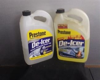 Prestone De- Icer Half Full Bottles