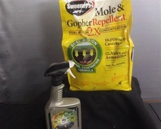 Sweeny Mole And Gopher Repellent And Round Up Partial Bottle