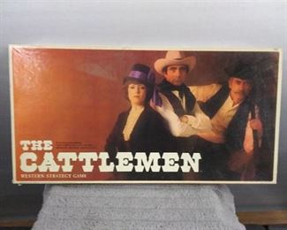 Games - 1977 The Cattleman Western Strategy Vintage Game (Complete)