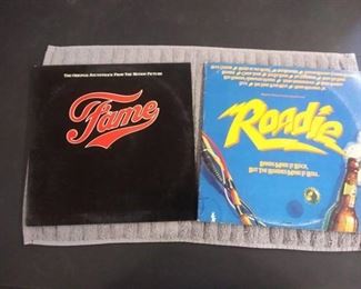 Vinyl Albums - 2 Soundtracks with Fame & Roadie