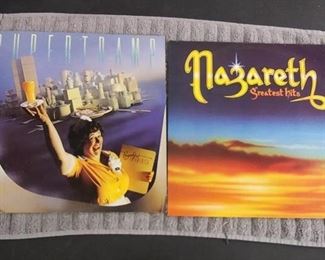 Vinyl Albums - Super Tramp & Nazareth Greatest Hits