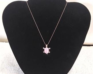 17" Cool Jewels Turtle Necklace