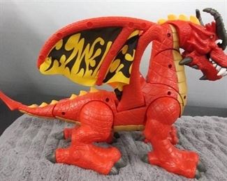 Large Fisher Price Orange Dragon