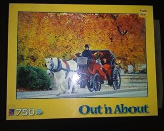 Puzzles - 4 New & 2 Used 500 to 1000 Interlocking Pieces