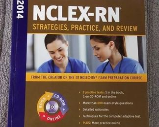 Books - 3 RN 2013-14 NCLEX & 2015-16 NCLEX Strategies, Practice & Review & NCLEX-RN Exam Cram Fourth Edition