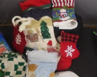 Variety Of Christmas Stockings