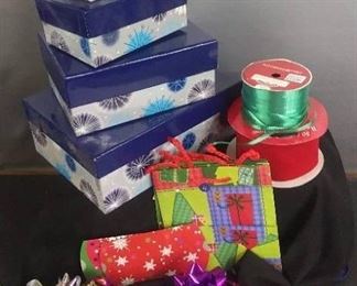 Christmas Decor Boxes , And Gift Boxes ,Ribbons And More