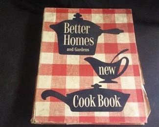 Better Homes Cook Book ,Glass Vase , Cow Bell Other Misc. Items