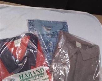 3 New Mens Shirts Size 3X Haband 2 in Unopened Bags