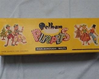 Vintage Like New Pelham Hand Made Puppets for Children Marlborough Wilts in Original Box - Girl