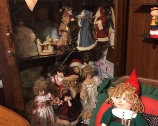 Dolls and holiday items