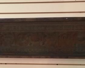 Tin roof sheet  metal wrapped mantle