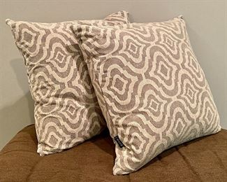 Item 11:  (2) Elite Home Pillows - 19.5" x 19.5":  $26
