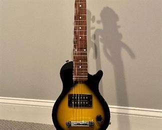 Item 33:  Fender Les Paul Pee Wee Guitar with Stand:  $75