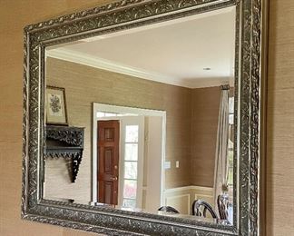 Item 76:  Large Ornate Mirror - 57.75" x 46":  $165