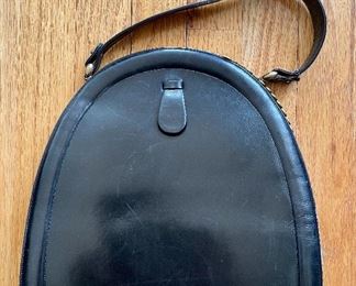 Item 121:  Vintage Leather Half Moon Evening Bag by Prestige:  $16