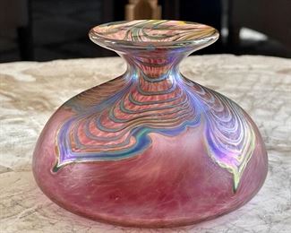 Item 122:  Robert Held Art Glass Vase - 3":  $36