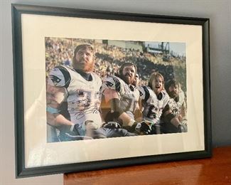 Item 140:  Four Pats Framed Photo (personalized to owner) - 26.5" x 20.5": $75