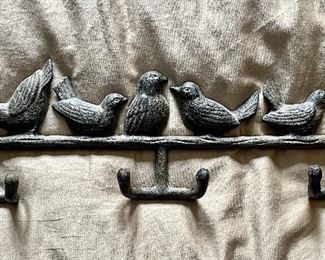 Item 145:  Metal Bird Hooks - 15.5" x 5": $14