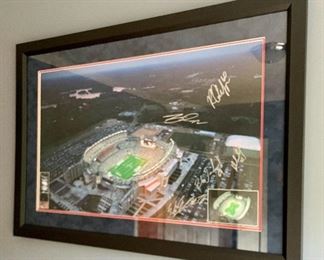 Item 144:  Patriots Stadium Signed Photograph - 43.5" x 30.5": $125