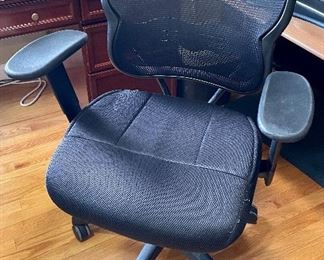 Item 194:  Black Office Chair: $38