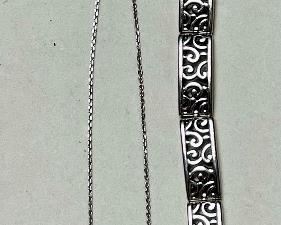 Item 222:  Brighton Carpe Diem necklace and bracelet: $38