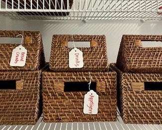 Item 309:  (6) Storage Baskets:  $34 for all