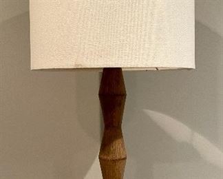 Item 332:  Decorative Lamp with Wood Base:  $18
