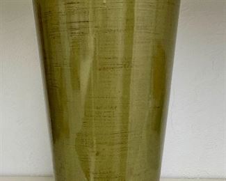 Item 351:  Tall Moss Green Vase: $16